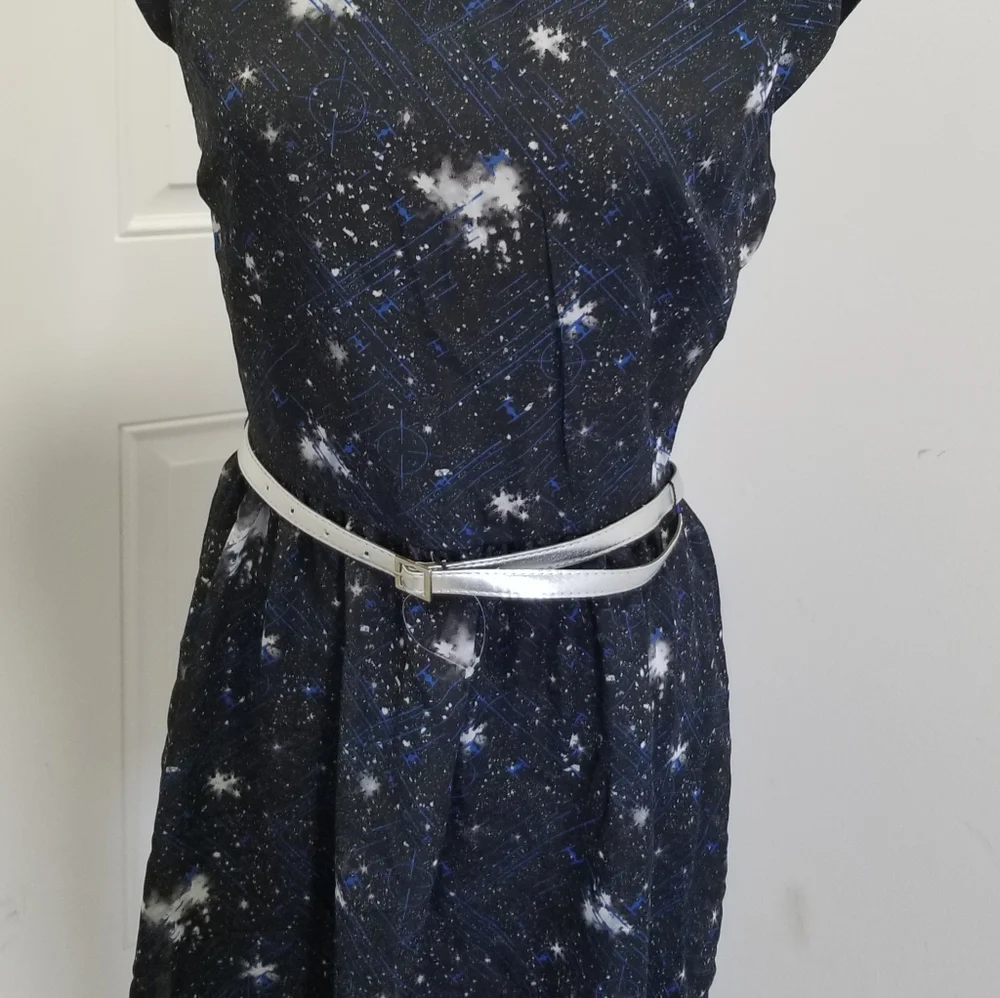 Star Wars Tie Fighter Galaxy Dress Sz.M - Picture 1 of 5